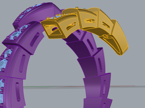 Serpent Ring 60475 Modelo 3D