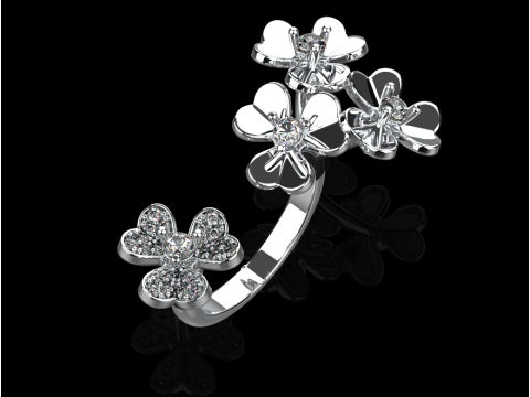 Flower Ring 60431 3D Модель