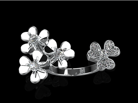 Flower Ring 60431 3D Модель