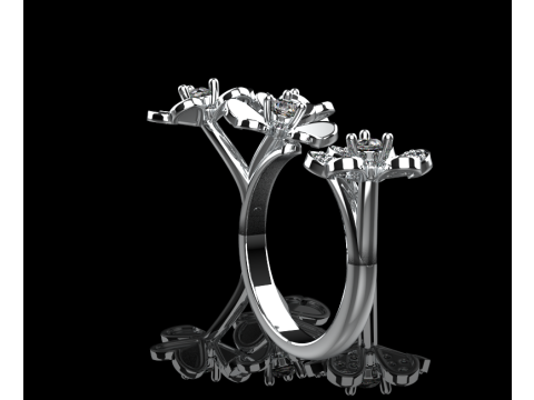 Flower Ring 60431 3D Модель