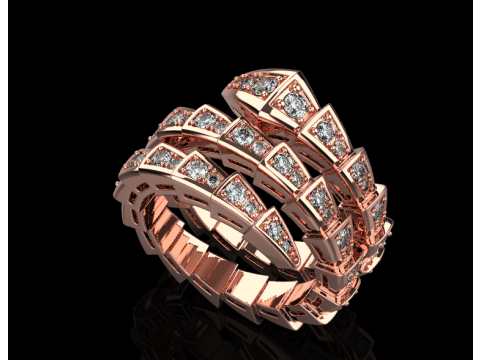 Serpent Ring 60428 3D Model