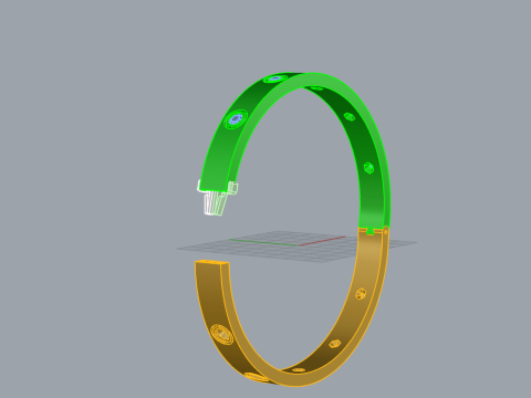Bracelet 60427 Modèle 3D