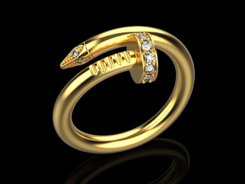 Nail Ring 60407 3Dモデル
