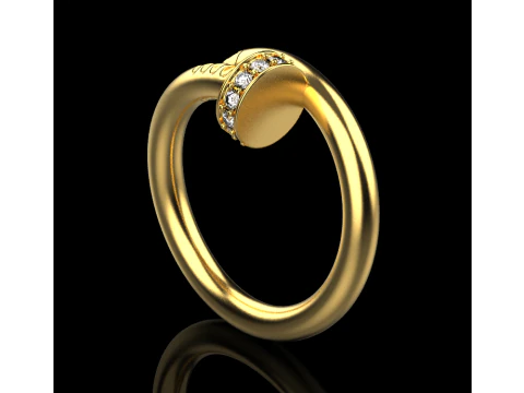 Nail Ring 60407 3D Model