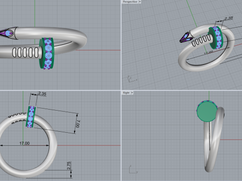 Nail Ring 60407 Modello 3D