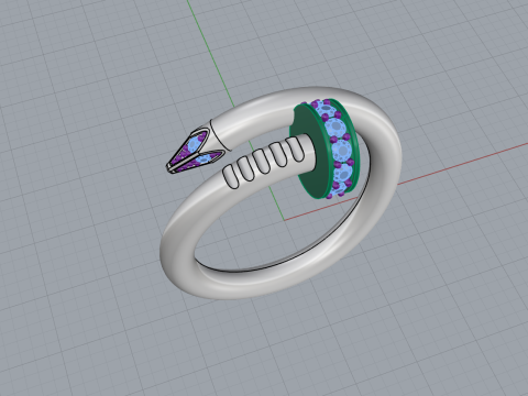 Nail Ring 60407 Modello 3D