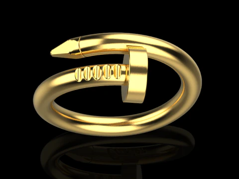 Nail Ring 60405 3D Model
