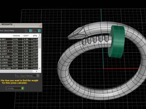 Nail Ring 60405 3D Model