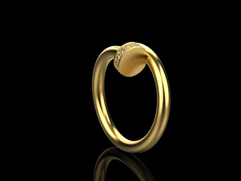 Nail Ring 60273 3D Model