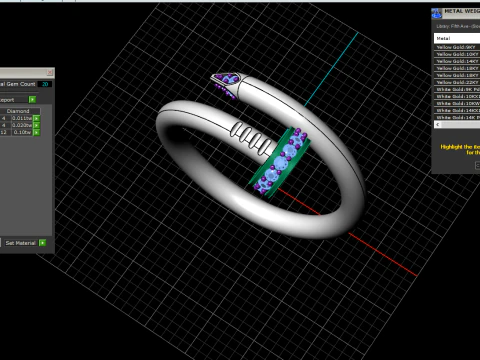 Nail Ring 60273 3D Model