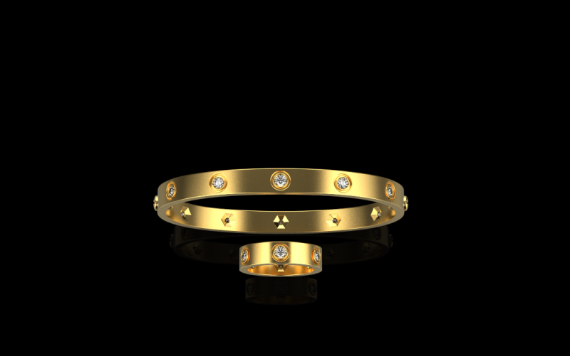 Bracelet and Ring 60161 Modèle 3D .c4d .max .obj .3ds .fbx .stl .blend