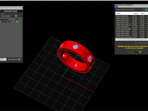 Bracelet and Ring 60161 3D Model