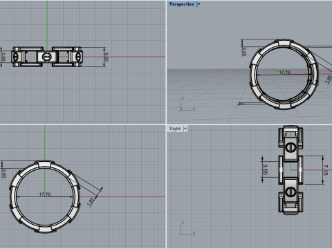 Ring 54223 Model 3D