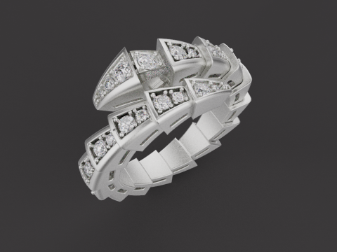 Serpent Ring 54201 3D Model