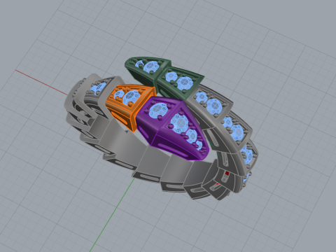 Serpent Ring 54201 3D 模型