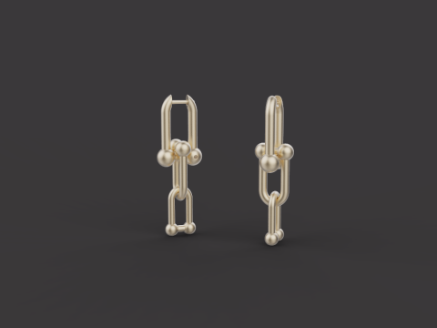 Earrings 54193 3D 모델