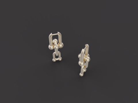 Earrings 54193 3D 모델