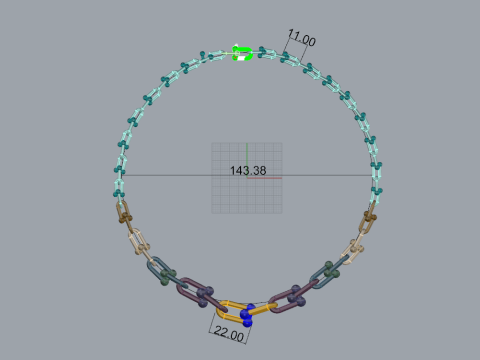 Necklace 54283 3Dモデル