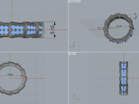 Ring 54135 3D Model