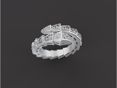 Serpent Ring 54110 Modèle 3D