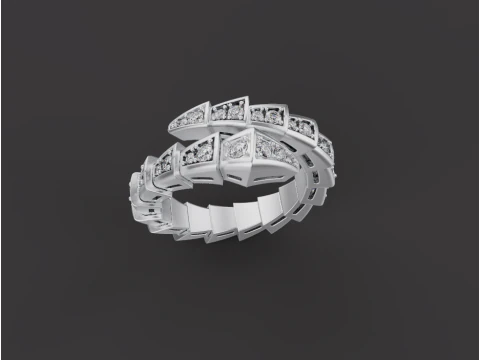 Serpent Ring 54110 3D Model