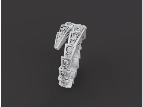 Serpent Ring 54110 3D Model