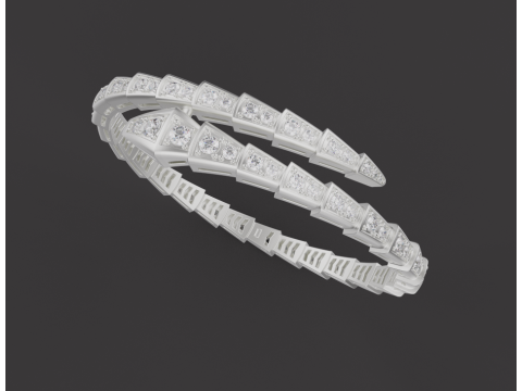 Serpent Bracelet 54084 3D Model