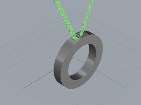 Pendant 54060 3D Model
