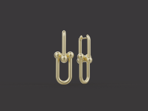 Earrings 54048 Modello 3D