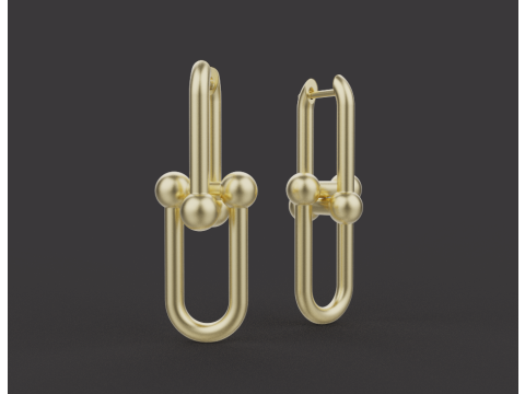 Earrings 54048 3D 模型