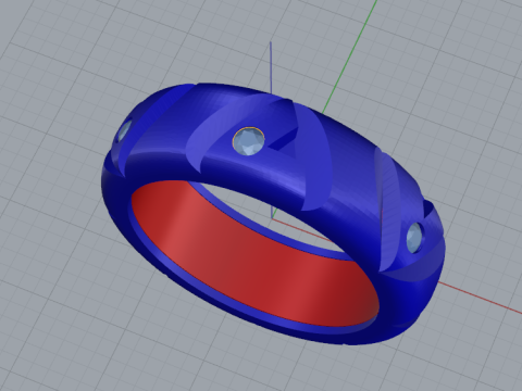 Ring 53960 3D Model