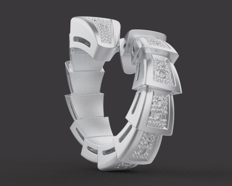 Serpent Ring 53937 3D 模型 .c4d .max .obj .3ds .fbx .stl .blend