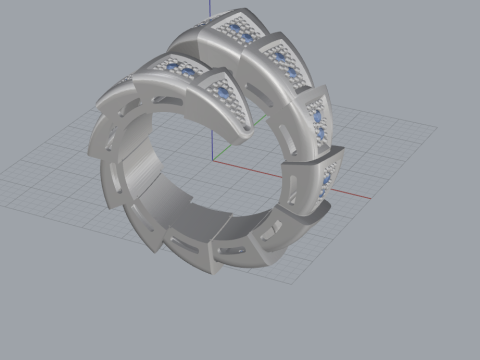 Serpent Ring 53937 3D 模型