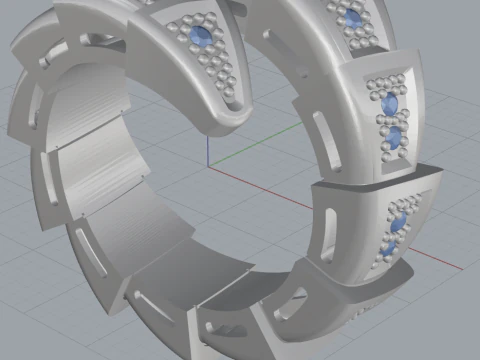 Serpent Ring 53937 3D Model