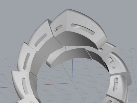 Serpent Ring 53937 3D Model