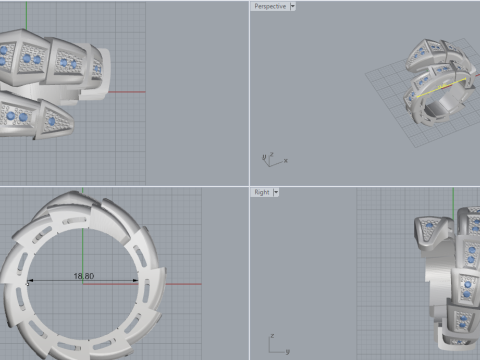 Serpent Ring 53937 3D 模型