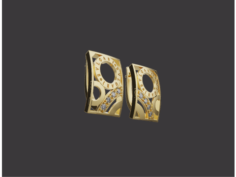 Earrings 53834 3D Model