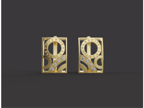 Earrings 53834 Modelo 3D