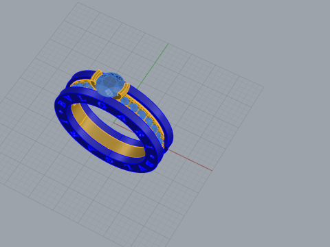 Ring 53930 3D Модель