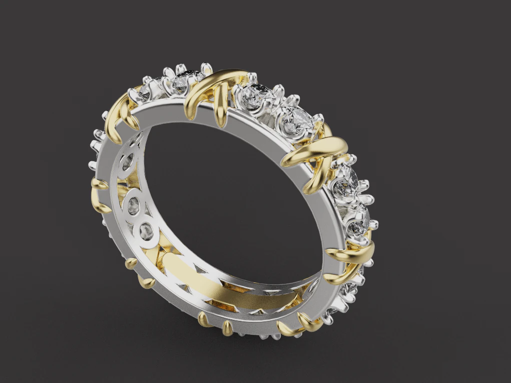 Ring 53745 3D Model .c4d .max .obj .3ds .fbx .stl .blend 