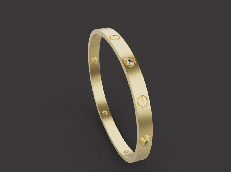 Bracelet 53743 Model 3D .c4d .max .obj .3ds .fbx .stl .blend