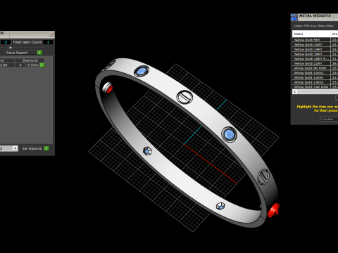 Bracelet 53743 Model 3D
