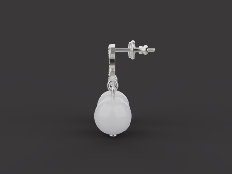 Earrings 53712 3D Model