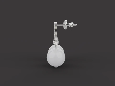 Earrings 53712 3D Model