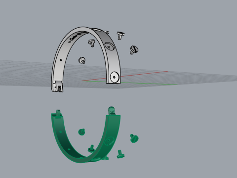 Bracelet 53707 3D Модель