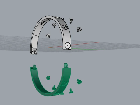 Bracelet 53707 3D Model