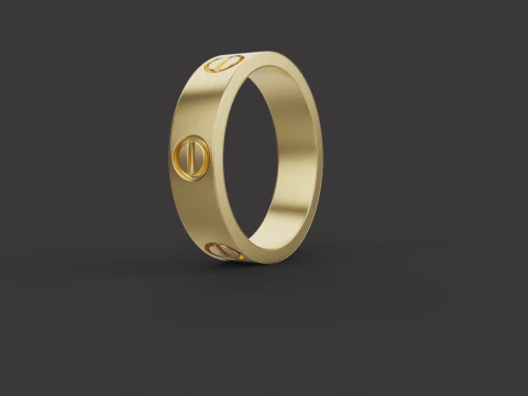 반지 53679 3D 모델