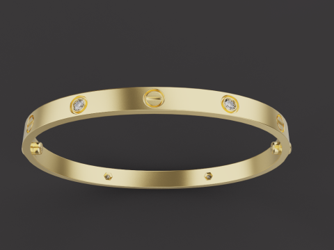 Bracelet 53672 3D Model