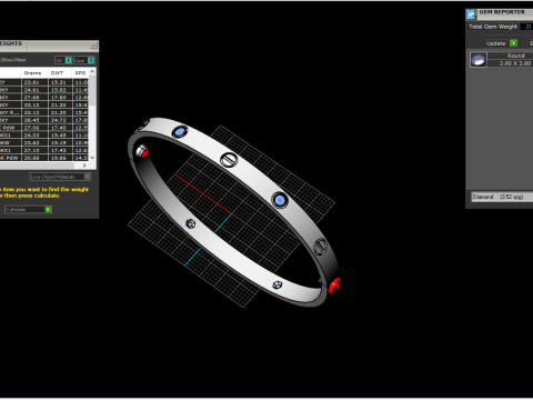 Bracelet 53672 3D Model