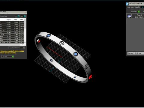 Bracelet 53672 3D Model